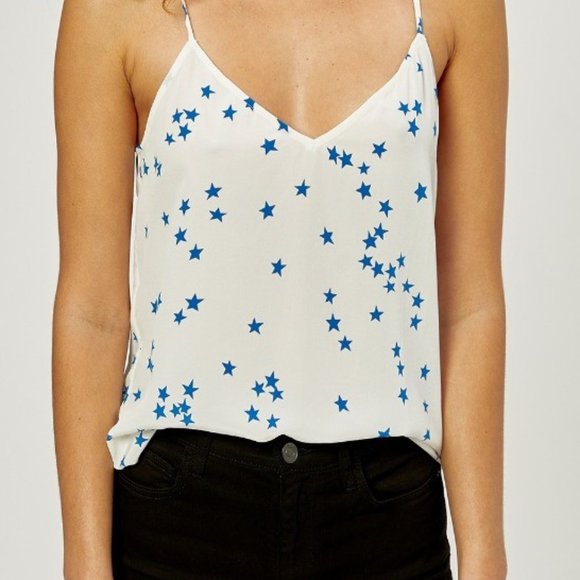 Silk Camisole with Blue Star from Equipment - Picture 3 of 12